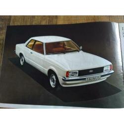 Ford Taunus folder uit 1979