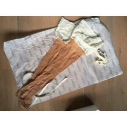 Poirier torselet en kousen Ivory 80 C