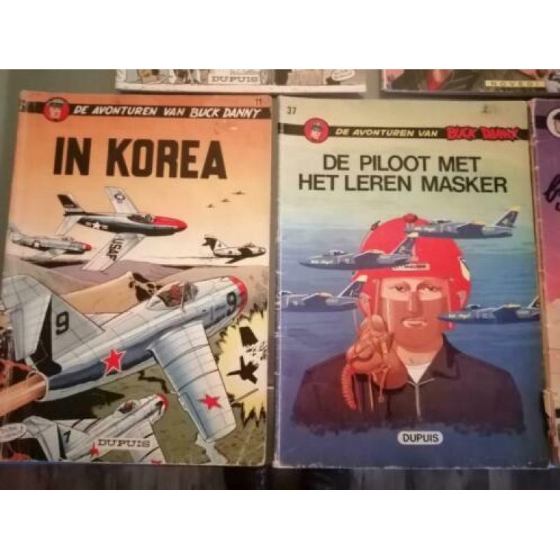 7 Buck Danny stripboeken samen 13 euro en 2 euro per stuk