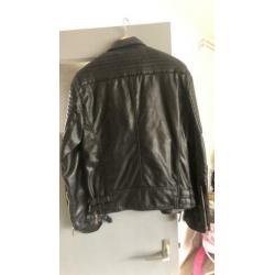 Philipp Plein leren jas herenmaat 56