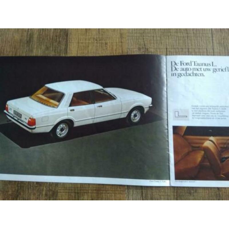 Ford Taunus folder uit 1979