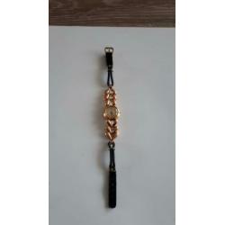 Antiek horloge 18k goud serpent d or17 jewels