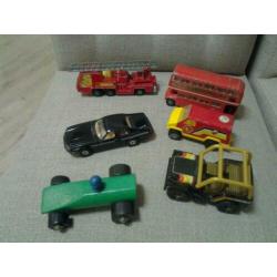 KLM vliegtuigjes Oude auto's, treinwagon, matchbox