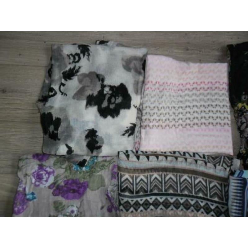 Pakket Met 6 Sjaals Shawls Pieces & H&M