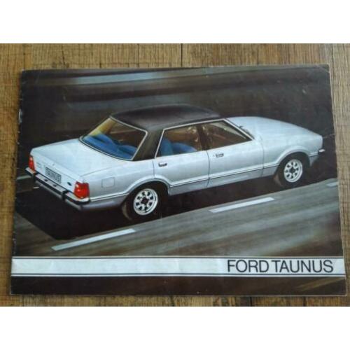 Ford Taunus folder uit 1979