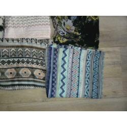 Pakket Met 6 Sjaals Shawls Pieces & H&M