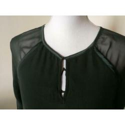 summum blouse groen maat 40 zgan