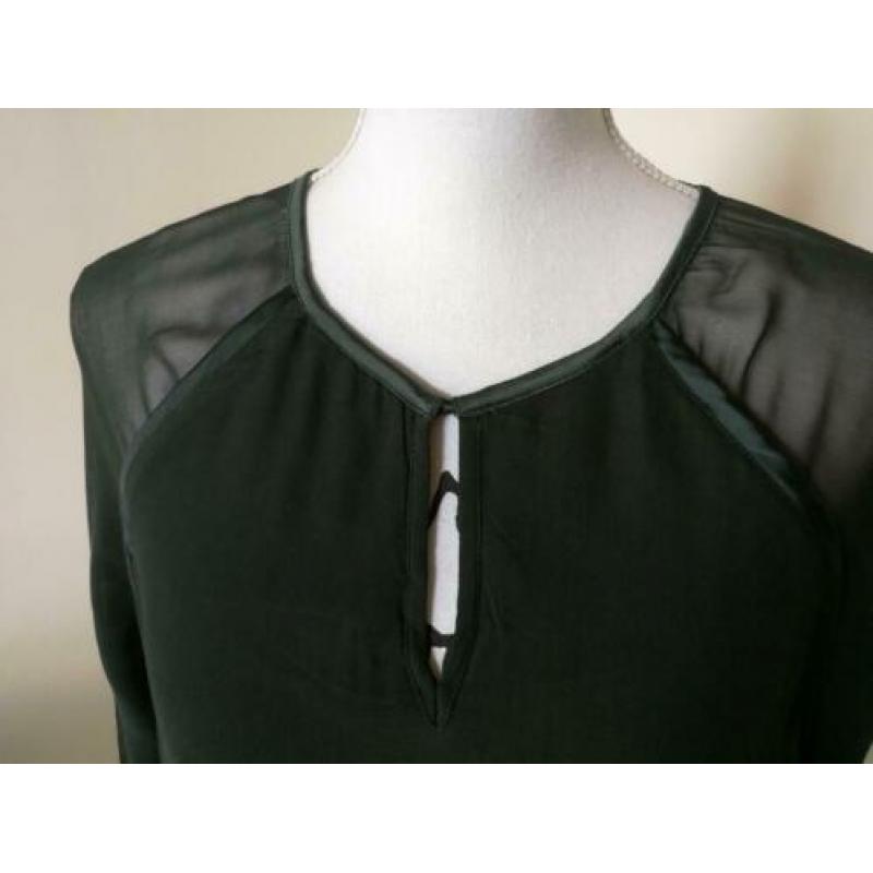 summum blouse groen maat 40 zgan