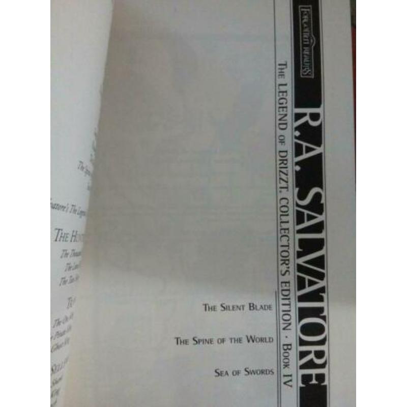 R a salvatore the legend drizzt collectors edition hardcover