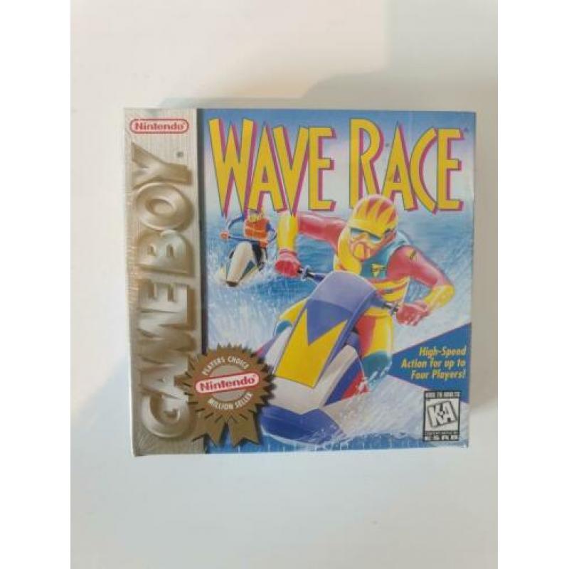 Wave race factory sealed nintendo h-seam gameboy new