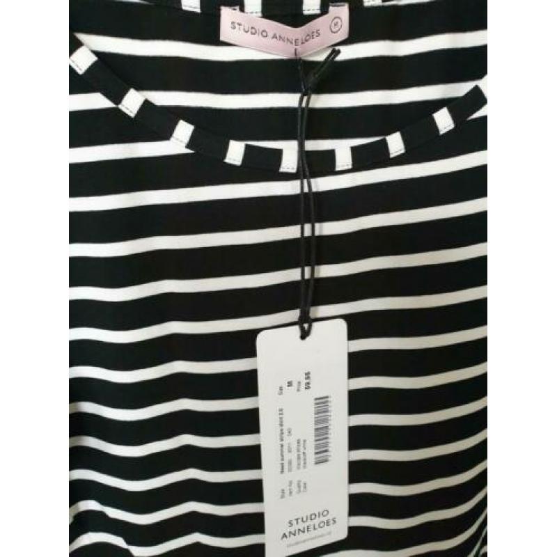 Studio Anneloes nieuw shirt zwart wit maat M Need summer