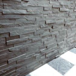 AANBIEDING steenstrips / muurstrips Black Slate leisteen