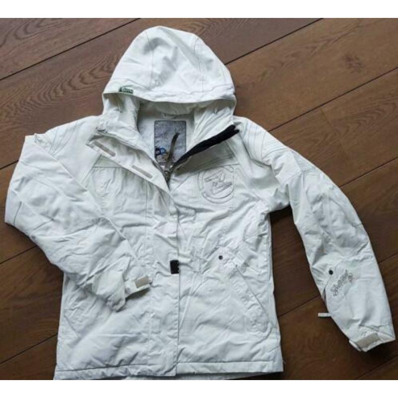 Witte ski jas 36 Ziener (n1938)