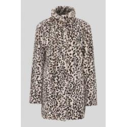 (C44) Nieuwe bontjas in luipaardlook faux fur nep. Maat 36