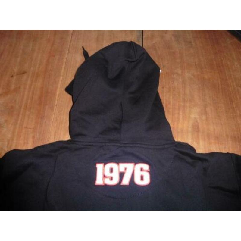 NIEUW Ajax Vest F Side 1976 Zwart maat S
