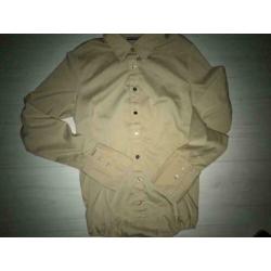 Body beige damesblouse maat 38