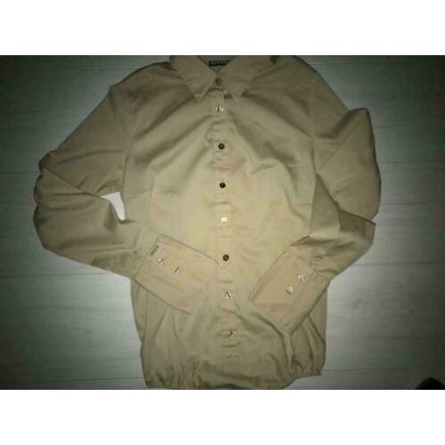 Body beige damesblouse maat 38