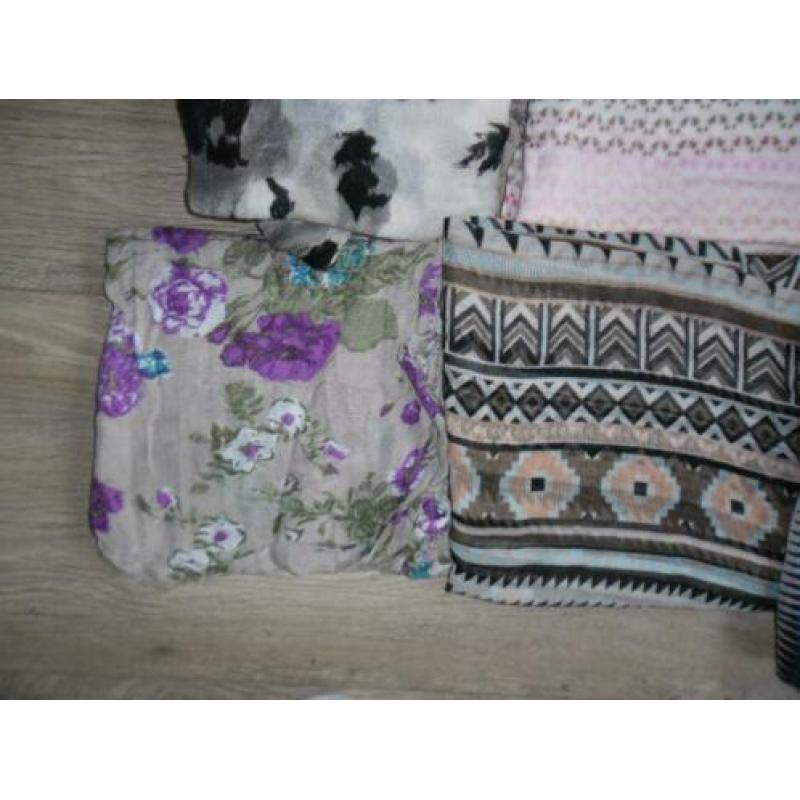 Pakket Met 6 Sjaals Shawls Pieces & H&M