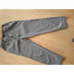 damesbroek LauRie maat 46 - zwart/wit