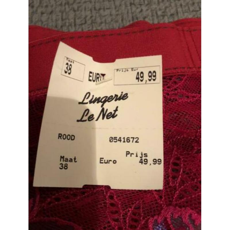 Prima Donna French Kiss rood PrimaDonna maat 38 slip