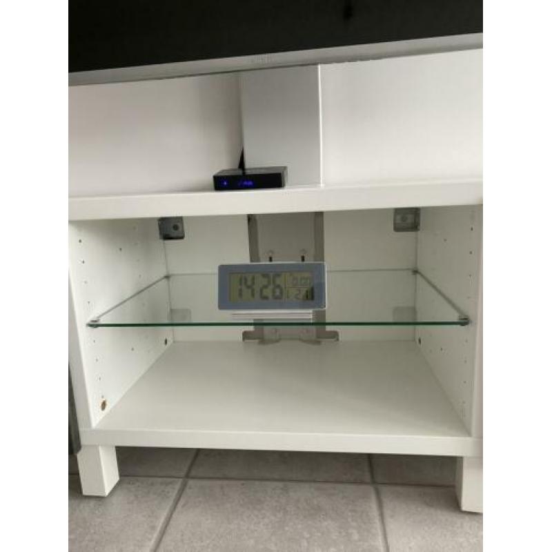Ikea tv meubel wit/grijs