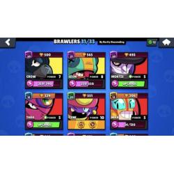 Rare 2018 brawl stars account 13,1K troffees