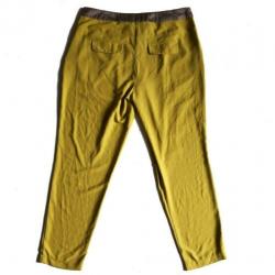 Broek Superstar maat 40/L mosterdegeel pantalon