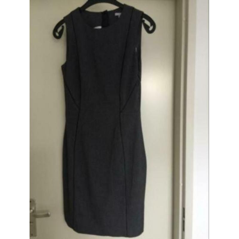 Jurk maat 38 van H&M zwart / grijs