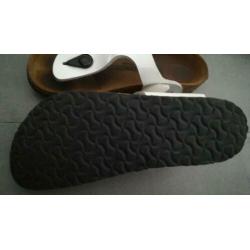 Birkenstock gizeh wit lak 32