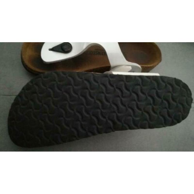 Birkenstock gizeh wit lak 32