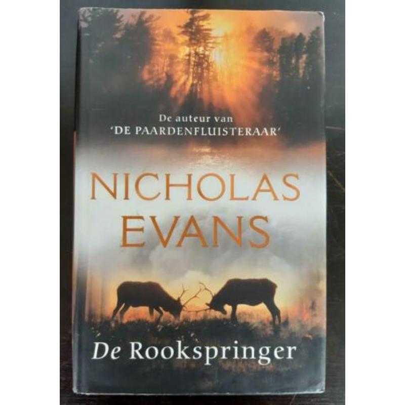 Nicholas Evans, de rookspringer, hard cover, Nederlandstalig