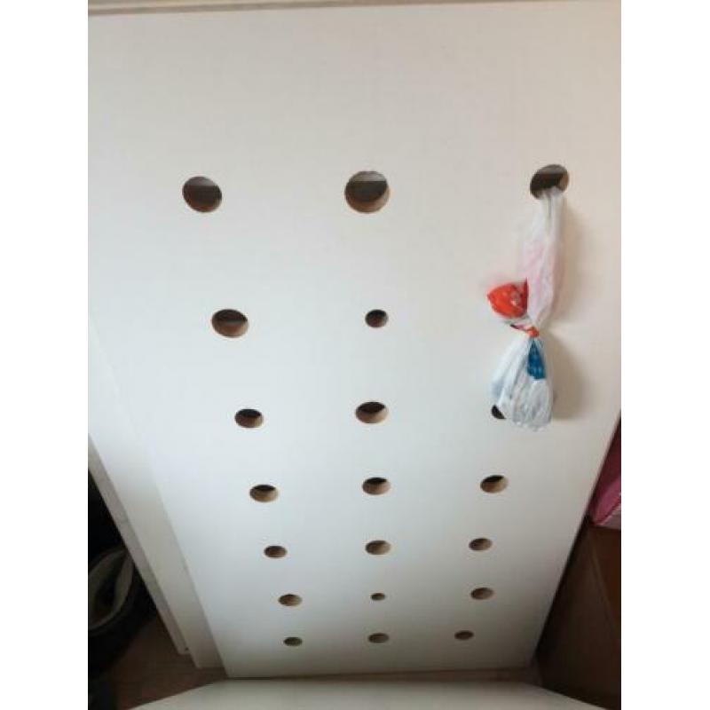 Baby bedje brocante wieg bed wit crème ledikantje