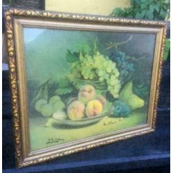 brocante prent in mooie lijst