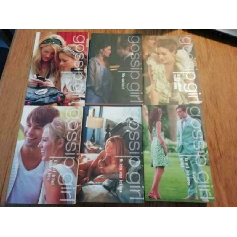 Gossip Girl boeken deel 1 t/m 6 Cecily von Ziesegar