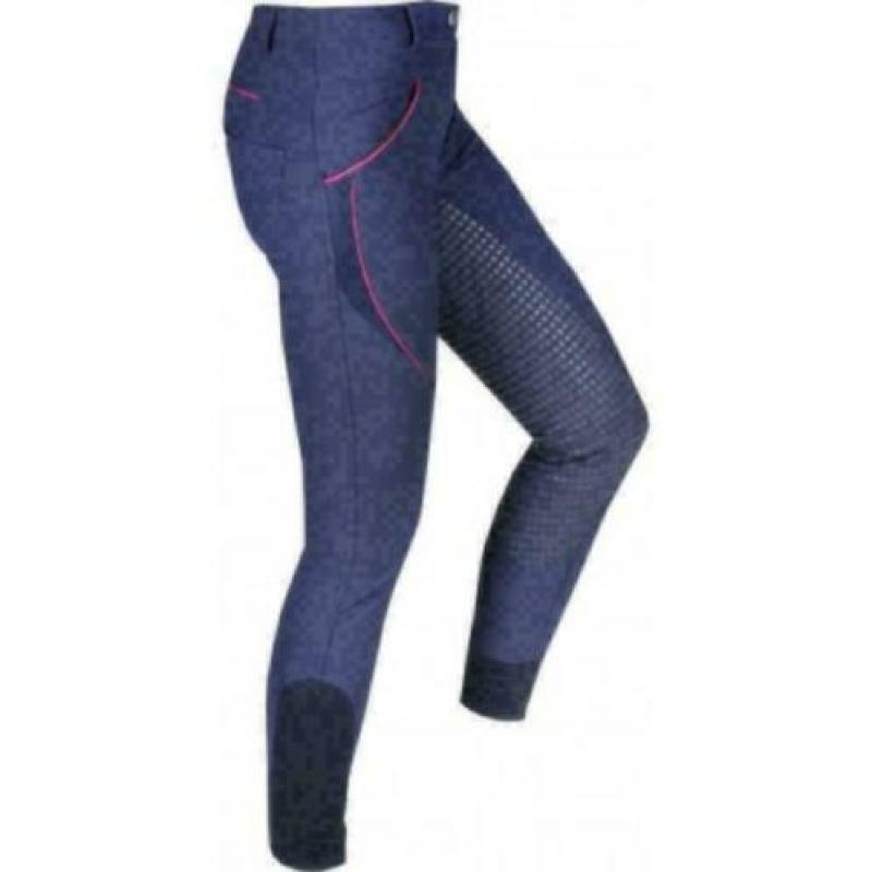 blauwe Horka Hightech rijbroek maat 40 42 44 en 46