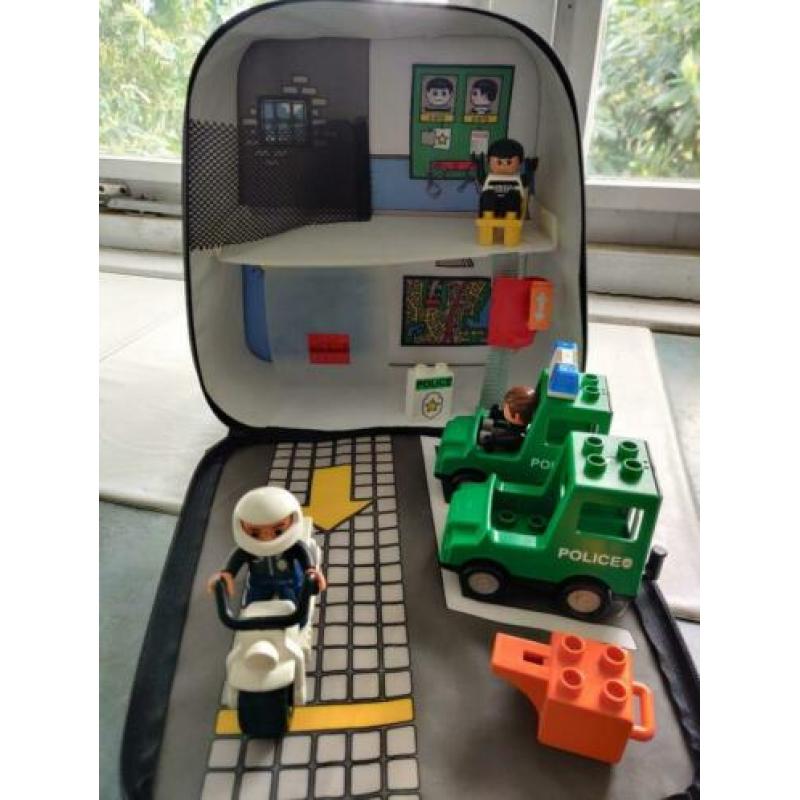 Duplo politiebureau in schoudertas