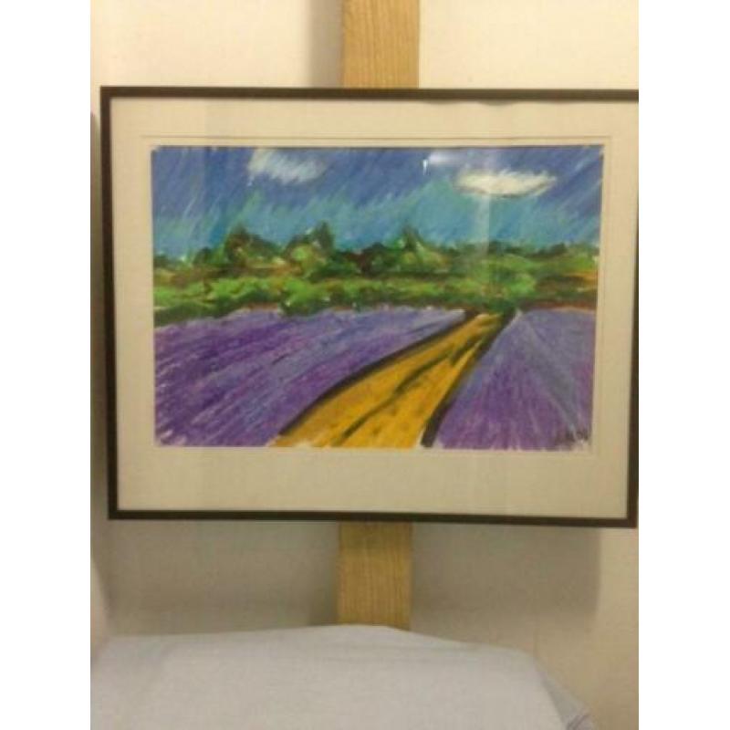 4 aquarellen ,gesigneerd "dijk03"