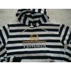 STAR VENEZIA gestreepte vest met capuchon mt M