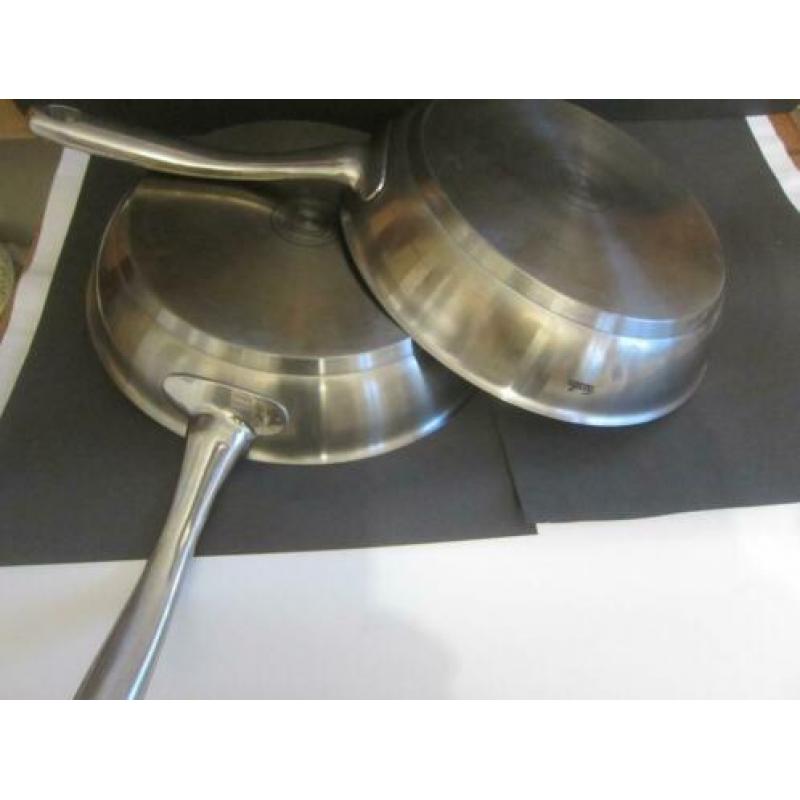 steelpan Fissler INDUCTIE koekenpan Edelstaal 28 cm