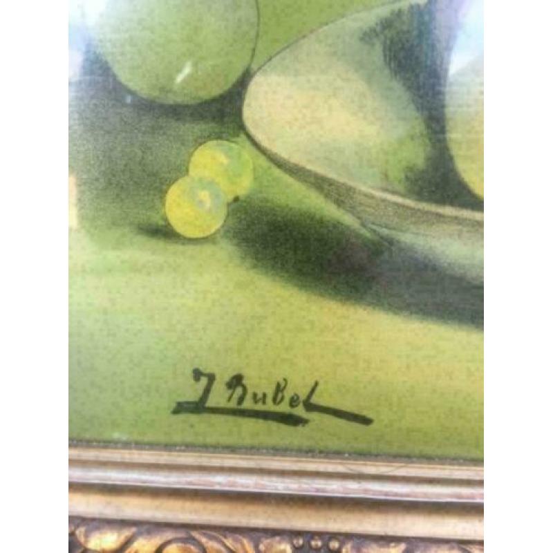 brocante prent in mooie lijst