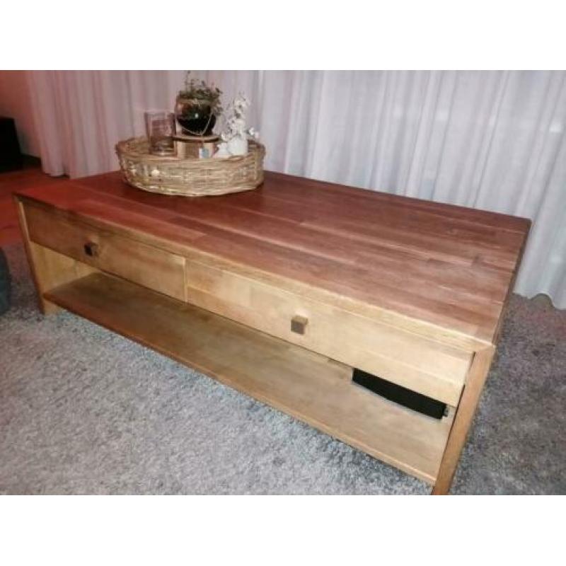 TV meubel en salon tafel van woood