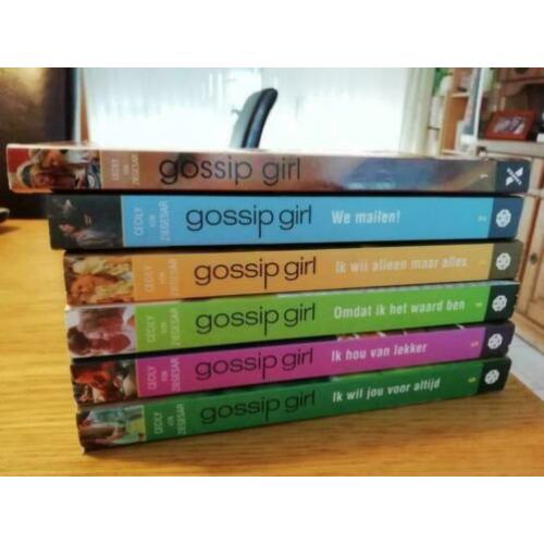 Gossip Girl boeken deel 1 t/m 6 Cecily von Ziesegar