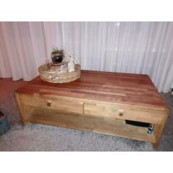 TV meubel en salon tafel van woood