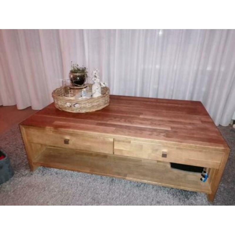 TV meubel en salon tafel van woood
