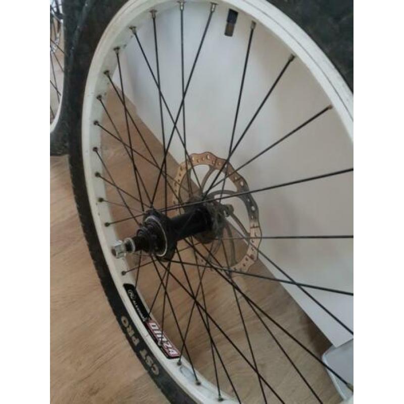 Mooie alexrims 24inch wielset voor cruiser, dirtjumper bmx