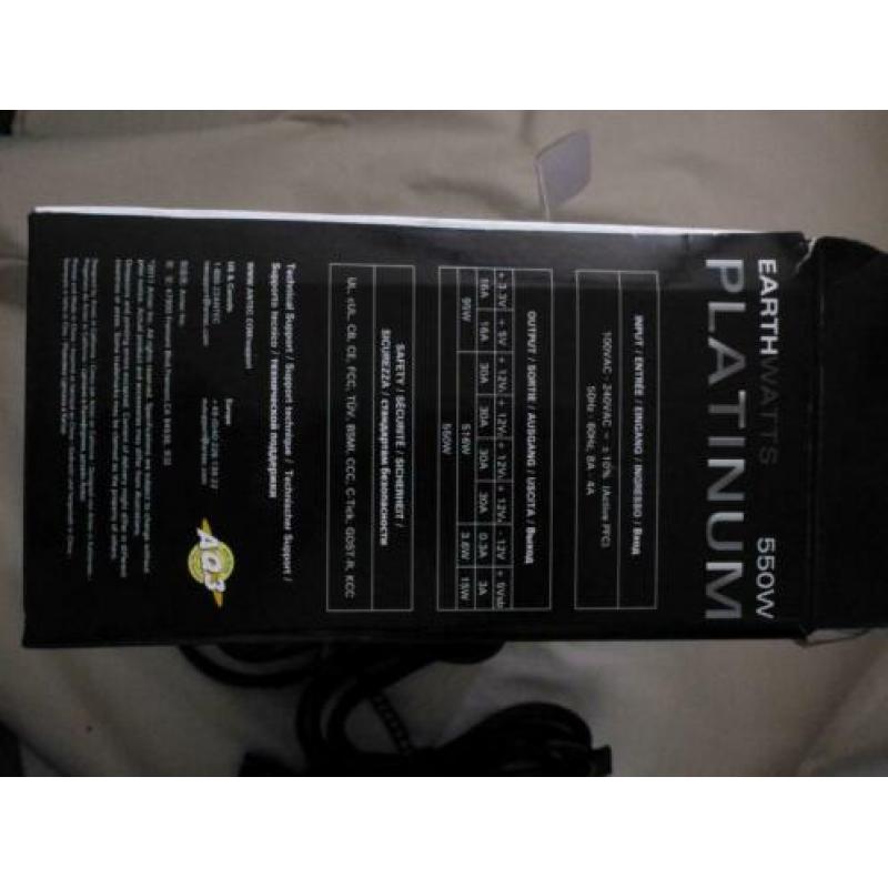 Antec25 Earthwatts Platium PC voeding 550W