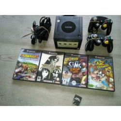 Gamecube met oa mario kart double dash en mario sunshine