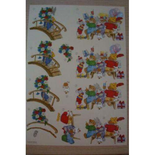 8x 3D knipvellen Serie 16