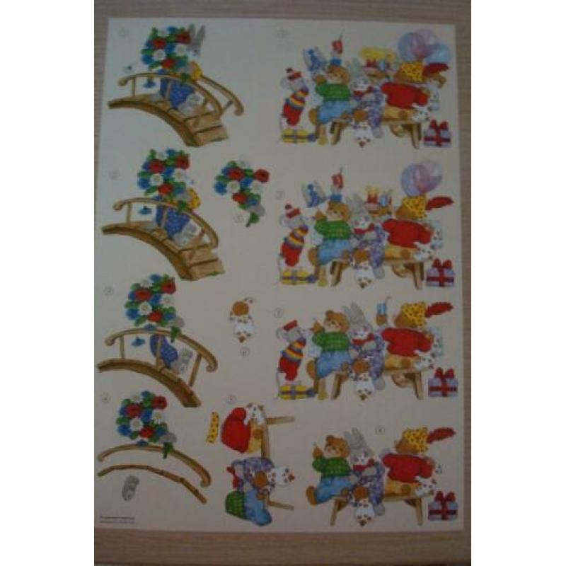 8x 3D knipvellen Serie 16