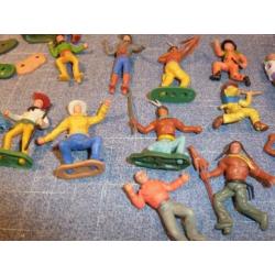 Cowboys , indianen en paarden (Swoppets?) en andere merken.